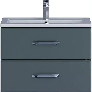 Тумба-умывальник подвесная Uperwood Foster 70 серый графит 291020540 Тумба-умывальник подвесная Uperwood Foster 70 серый графит 291020540, 1