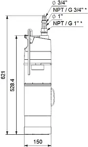 Автоматическая погружная насосная установка Grundfos SBA 3-35 A 97896286 Автоматическая погружная насосная установка Grundfos SBA 3-35 A 97896286, 2