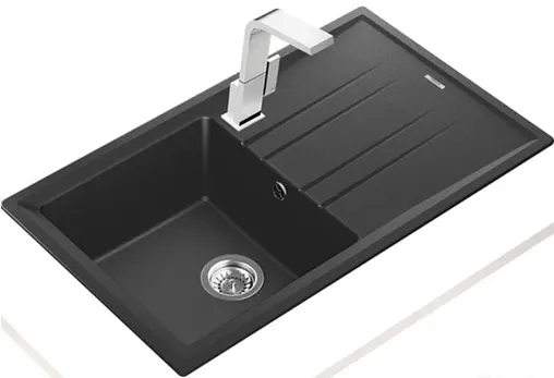 Мойка кухонная Teka Stone 50 B-TG 1B 1D тёмно-серый 115330020