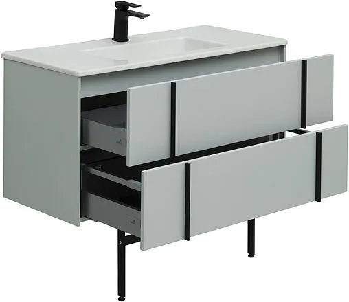 Тумба под умывальник подвесной Allen Brau Reality 100 папирус 1.32007.PWM