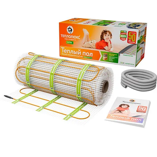 Теплый пол (нагревательный мат) Теплолюкс Ultra МНН 600Вт 3.5м² 100037071300