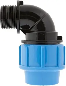 Уголок компрессионный переходной 32мм x 1"н Джилекс 9275 Уголок компрессионный переходной 32мм x 1"н Джилекс 9275, 2