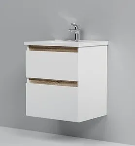 Тумба под умывальник подвесная Am.Pm X-Joy 55 белый/светлое дерево M85AFHX0552WG, 3