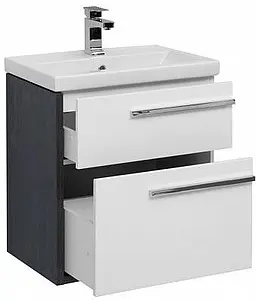 Тумба-умывальник Aquanet Фостер 60 белый/эвкалипт мистери 00202063+00187812 Тумба-умывальник Aquanet Фостер 60 белый/эвкалипт мистери 00202063+00187812, 5