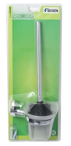 Ёршик для унитаза Fixsen Europa хром FX-21813