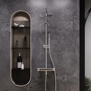 Душевая система со смесителем для ванны Damixa Scandinavian Pure хром 936730000, 4