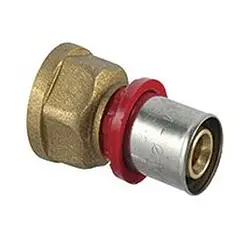 Муфта пресс переходная 16мм x ½"в Tdm Brass 16351216 Муфта пресс переходная 16мм x ½"в Tdm Brass 16351216