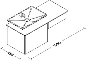 Тумба-умывальник подвесная ISVEA Bei 100 белый/дуб 21BES165100I+10SY50052SV Тумба-умывальник подвесная ISVEA Bei 100 белый/дуб 21BES165100I+10SY50052SV, 2