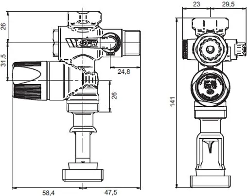 Группа безопасности бойлера ½&quot; 7 бар WATTS SFR-NA 53 10004608