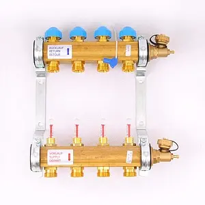 Группа коллекторная с расходомерами 4 отвода 1"в/в x ¾"ек Watts HKV/T 10004198 Группа коллекторная с расходомерами 4 отвода 1"в/в x ¾"ек Watts HKV/T 10004198, 2