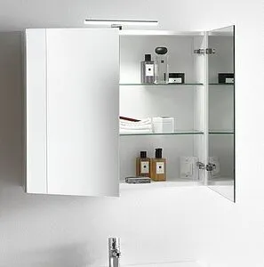 Шкаф-зеркало Laufen Base 80 белый 4.0280.2.110.261.1 Шкаф-зеркало Laufen Base 80 белый 4.0280.2.110.261.1, 4