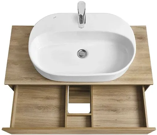 Тумба-умывальник подвесная Aquaton Либерти 100 дуб эльвезия 1A2796K5LYC70