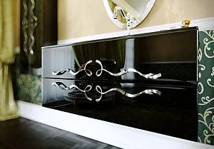 Тумба-умывальник подвесная Clarberg Due Amanti Т12/BLK 120 чёрный DUE0112BLK+DUER8GL+El.12.04.D Тумба-умывальник подвесная Clarberg Due Amanti Т12/BLK 120 чёрный DUE0112BLK+DUER8GL+El.12.04.D, 4