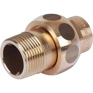 Американка пайка прямая переходная (плоское уплотнение) 22мм x 1"н Sanha 4331g 14331221 Американка пайка прямая переходная (плоское уплотнение) 22мм x 1"н Sanha 4331g 14331221, 2