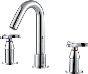 Смеситель для раковины D&K Hessen Goethe хром DA1384141 Смеситель для раковины D&K Hessen Goethe хром DA1384141, 1