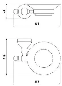 Мыльница IDDIS Retro хром RETSSG0i42 Мыльница IDDIS Retro хром RETSSG0i42, 2