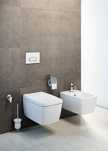 Унитаз подвесной безободковый с емкостью для чистящей жидкости VitrA Metropole Rim-Ex белый 7672B003-1686