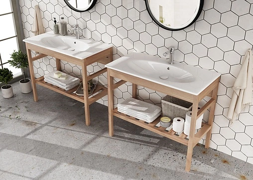 Раковина ISVEA SistemaX Clear 121 белый 10SX50121