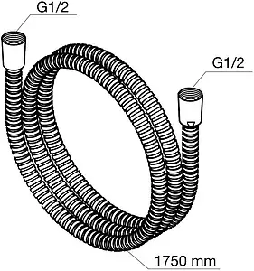 Шланг для душа Am.Pm 175см хром F0400264, 2