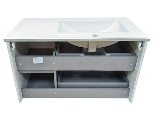 Тумба-умывальник подвесная Comforty Бремен 90 дуб белый 00004142375CF