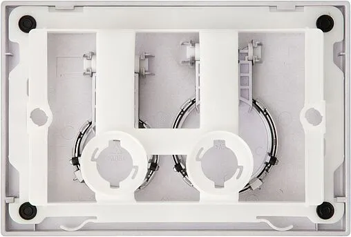 Клавиша смыва для унитаза Allen Brau Priority 9.20001.GR кнопка/графит, кольца/хром глянцевый