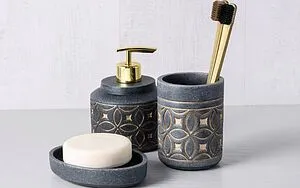 Стакан Fixsen Coil серый/с рисунком FX-250-3 Стакан Fixsen Coil серый/с рисунком FX-250-3, 3