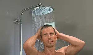 Душевая система со смесителем для душа Hansgrohe Crometta S 240 1jet EcoSmart хром 27269000 Душевая система со смесителем для душа Hansgrohe Crometta S 240 1jet EcoSmart хром 27269000, 5