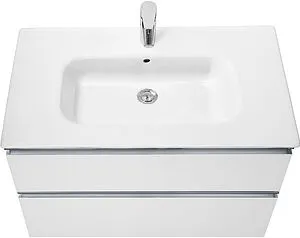 Тумба-умывальник подвесная Roca Gap 80 белый глянец A857399806+ Тумба-умывальник подвесная Roca Gap 80 белый глянец A857399806+, 3