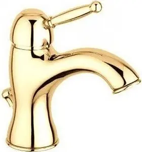 Смеситель для раковины Paffoni Giorgia золото GI075GF Смеситель для раковины Paffoni Giorgia золото GI075GF, 1