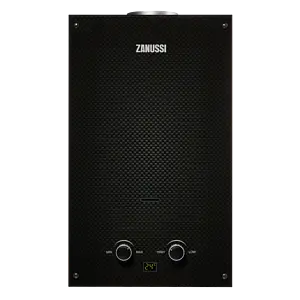 Водонагреватель проточный газовый Zanussi GWH 10 Fonte Glass Carbon Водонагреватель проточный газовый Zanussi GWH 10 Fonte Glass Carbon, 1