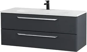 Тумба-умывальник подвесная Cezares Eco 120 Grafito ECO-1200-2C-SO-GR+CZR-NAT-120-LVB Тумба-умывальник подвесная Cezares Eco 120 Grafito ECO-1200-2C-SO-GR+CZR-NAT-120-LVB, 3