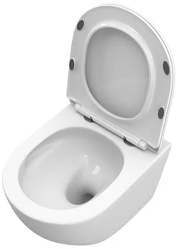 Унитаз подвесной безободковый BelBagno Uno Tornado белый BB5177CH-TOR/SC