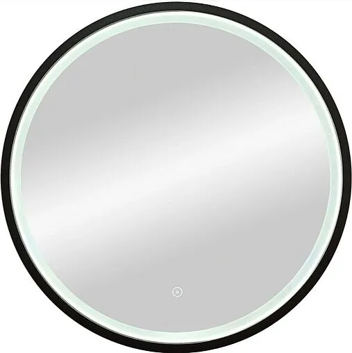 Зеркало с подсветкой Continent Style Black Led 80 чёрный ЗЛП2254