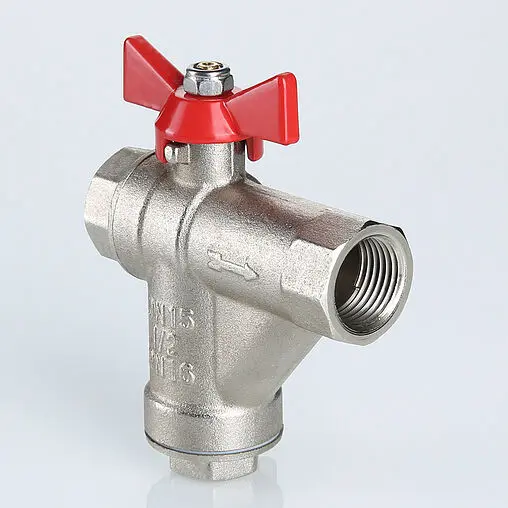 Кран шаровый с фильтром ½&quot;в x ½&quot;в Valtec VT.294.N.04