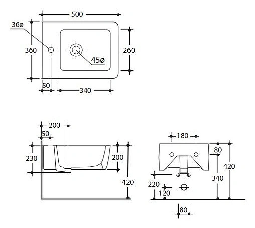 Биде подвесное Kerasan Ego белый 322501