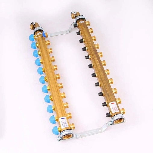 Группа коллекторная без расходомеров 11 отводов 1"в/в x ¾"ек Watts HKV 10004190