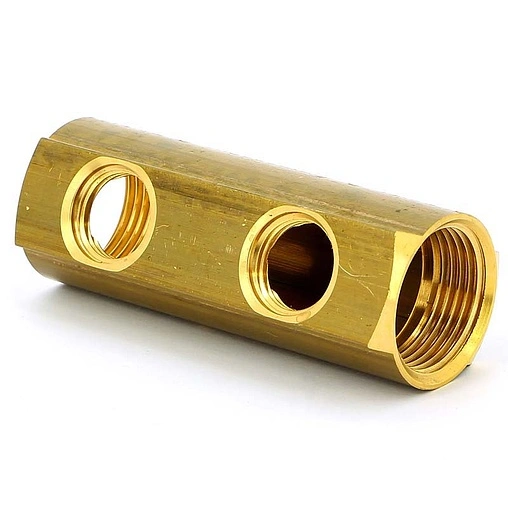 Коллектор распределительный проходной 2 отвода 1&quot;в/в x ½&quot;в Tiemme 1970011