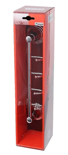 Планка с 4-мя крючками Fixsen Best хром FX-71605-4