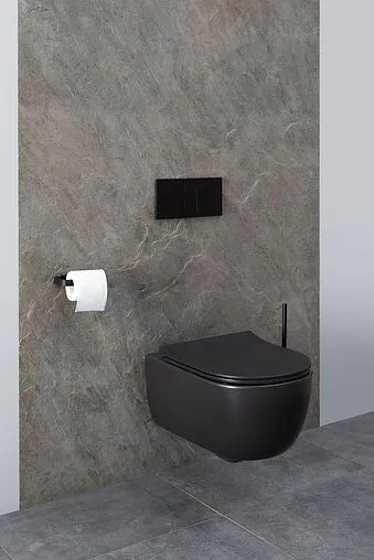 Унитаз подвесной безободковый Allen Brau Priority черный матовый 4.31001.31