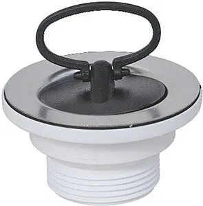 Выпуск для раковины с решеткой и пробкой Mc Alpine полированная сталь MRWW2 Выпуск для раковины с решеткой и пробкой Mc Alpine полированная сталь MRWW2, 1