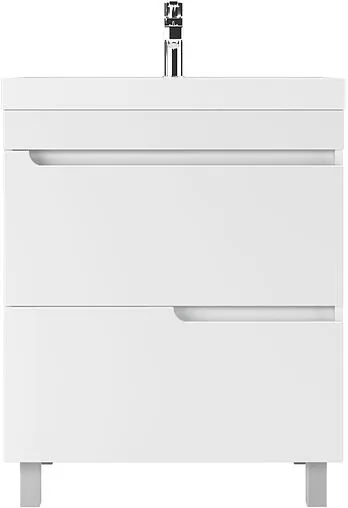 Тумба-умывальник напольная Айсберг Веста 70 белый DV5907T+4670142930037