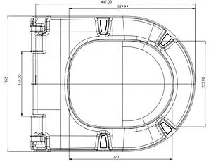 Крышка-сиденье для унитаза с микролифтом Roca Gap Rоund белый 801D12007, 2