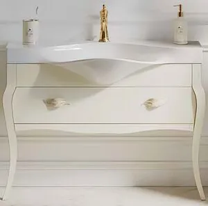 Тумба-умывальник напольная Clarberg Borgia T11/BG 115 слоновая кость с патиной BOR0111BG+Brw.11.04.D Тумба-умывальник напольная Clarberg Borgia T11/BG 115 слоновая кость с патиной BOR0111BG+Brw.11.04.D, 3