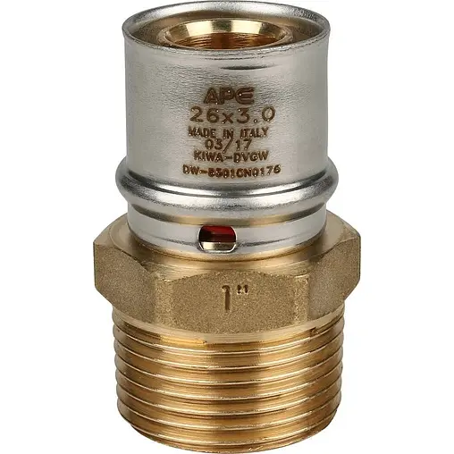 Муфта пресс переходная 26мм x 1&quot;н Stout SFP-0001-000126