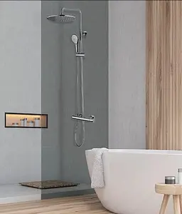 Душевая система со смесителем для душа Bossini Cosmo хром L10045.030 Душевая система со смесителем для душа Bossini Cosmo хром L10045.030, 3