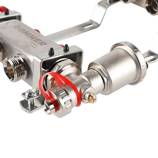 Группа коллекторная без расходомеров 2 отвода 1&quot;в/в x ¾&quot;ек Rommer RMS-3210-000002