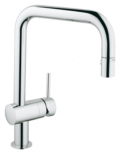 Смеситель для кухни с выдвижным изливом Grohe Minta хром 32322000