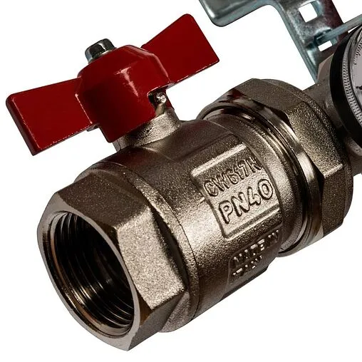 Группа коллекторная с расходомерами 12 отводов 1&quot;в/в x ¾&quot;ек Stout SMS 0907 000012