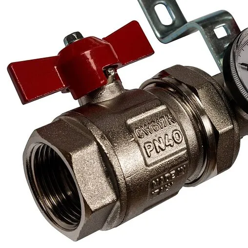 Группа коллекторная с расходомерами 9 отводов 1&quot;в/в x ¾&quot;ек Stout SMS 0907 000009