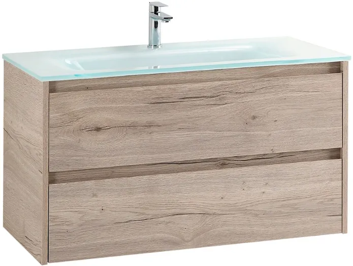 Тумба-умывальник подвесная BelBagno KRAFT 80 Rovere Galifax Bianco KRAFT-800-2C-SO-RGB+, 3
